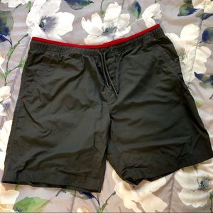 The North Face - Men's Gray With Red TrimShorts XL